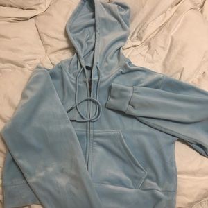 Light blue Zip up